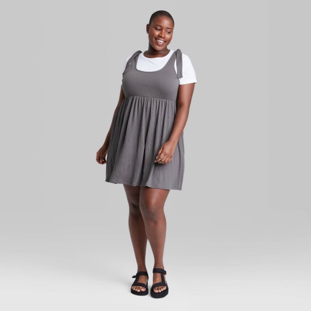 Tie-Strap Babydoll Dress - Wild Fable